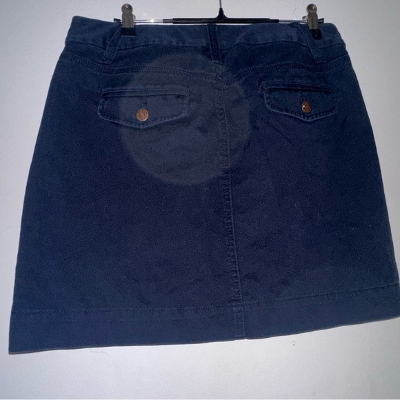 J. Crew Blue Mini Chino Skirt size 6 - Picture 3 of 6